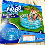 New $45 h2o go! Rainbow Splash Play Pool Summer Fun All Year Long USA SHIPPING !