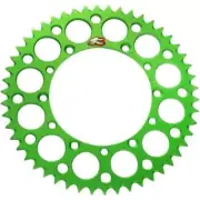 Renthal Aluminum Rear Sprocket 53T Green #112U-520-53GEGN Kawasaki 80-1859