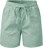 [Generic] Womens Plus Swimwear Women Plus Size High Waist Bikini Bottoms Swim Briefs Beach Shorts Ruched Bottom High Cut Swim Bottom Full Coverage Swimsuit Bottom Sports Yoga Shorts Swim Wear Pants (Green-1, S)