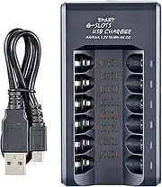 Universal AA/AAA Battery Charger Over Protection for Ni-MH Ni-CD