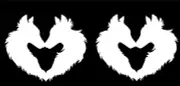 Wolf Dog Love Pair Vinyl Decal Car Truck Window Tumbler Laptop Tablet Notebook