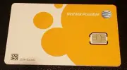 AT&T PREPAID OR POSTPAID NANO 4G LTE sim. NEW NEVER ACTIVATED.