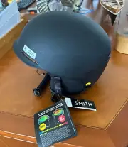 NEW Smith Optics Scout Round Contour Fit Snow Helmet Matte Black Size M 53-58CM
