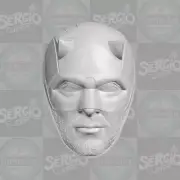 Daredevil v1 custom head for Marvel Legends 1:12 & 1:18 & 1:6 more figures