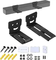Universal Sound Bar Wall Bracket Mounting - Adjustable Bar Soundbar Mount for Samsung, Sony, JBL, Bose, LG