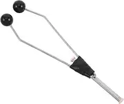 LOORGVEL Fly Tying Bobbin: Fly Fishing Ceramic Feet Stainless Steel Bobbin Threader Holder Fishing Tying Tool Equipment Lure Making Accessories