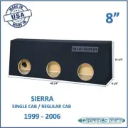 Gmc Sierra 1999 - 2006 Single Cab 8" Triple Sub Box Subwoofer Enclosure