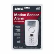 Sabre HS-MSA 120 dB White Plastic Motion Sensor Alarm 1.5 L x 5 H x 2.75 W in.