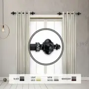 Athena 1" Side Curtain Rod 12-20 inch long (Set of 2)