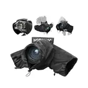 Large Nylon Camera Rain Cover for Dslr & Mirrorless Cameras Compatible with Canon Sony Nikon Durable & Weatherproof