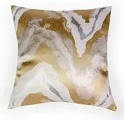 Kosmyu Set of 2 Abstract Design Pillowcase Cushion Cover Luxury Modern Decorative Throw Pillow Cover for Home Decor, High Grade Polyester and Cotton Blend 45cm * 45cm