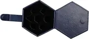 Ronyme Portable Dice Case for, Hex Dice Holder for Sets, Blue