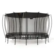 VULY Thunder 2 Jumbo 17.5ft Springless Trampoline with Enclosure - Round Kids Trampolines Bundle With Shade Cover