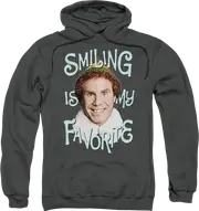 Smiling Is My Favorite Elf Hoodie