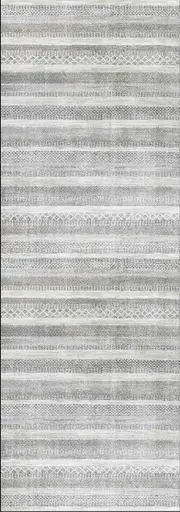 Kalahari Shadows Ash In Silver : Runner Rug