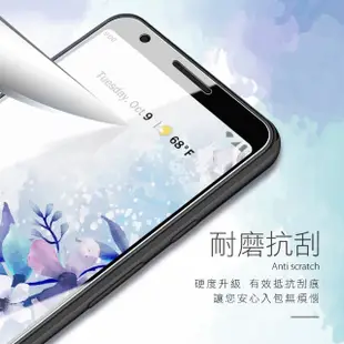 Google Pixel 3aXL 曲面9H玻璃鋼化膜手機保護貼贈手機殼(2入- 3A XL保護貼)