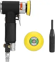 2/3in Air Angle Sander,90 Degrees Right Angle Handheld Professional Polishing Grinding Machine 15000RPM,with Sanding Pads,for Hardware, Furniture, Plastics,Etc