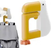 Desk Hanger - Under Desk Hanger Backpack Purse Holder No Drill | Adjustable Clamp Headphone Holder, Detachable Office Bag Hook, Multi-Purpose Table Side Hook, Cute Multi-Purpose Organizer for School