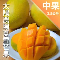 在飛比找台灣好農優惠-太陽農場夏雪芒果(中果)(2.5公斤/箱)