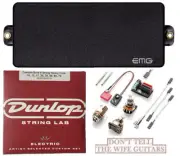 EMG 60-8H BLACK 8 STRING HUMBUCKER ACTIVE VERSION GUITAR PICKUP ( 1 STRING SET)