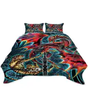 Cool Fantasy Sword Weapon Dragon Tiger Blade Coverlet