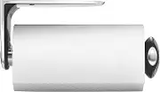simplehuman KT1086 Quick Load Wall Mounted Kitchen Roll Holder, Suitable for Under Cupboard Cabinet, Easy One Sheet Tear, Easy to Install(Fits Kitchen Rolls Measuring 22-23cm), Brushed Stainless Steel