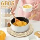 6 Pcs Trivet Mats Soft and Sturdy Trivets for Hot Dishes Practical Kitchen MaHpL