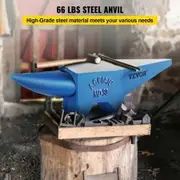 Pro Horn Anvil , 30KG/66.1LBS Weight Steel Anvil Blacksmith Blacksmith Anvil, Portable Rugged Cast Iron Anvil Blacksmith Anvil Stable Workbench Blacksmith Forge Anvil Tool