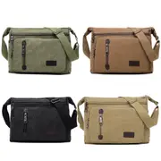 Men Canvas Messenger Bag Retro Shoulder Crossbody Satchel Travel