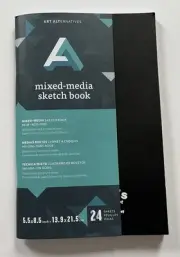 ART ALTERNATIVES Mixed-Media Sketch Books 24 Sheets 5.5x8.5" AA75141