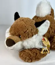 Aurora Tushies BRAMBLES the FOX Stuffed Animal Plush Super Soft 14942, 12” NWT