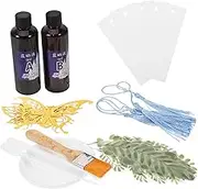 Anneome 1 Set Cyanotype DIY Kit Complete Liquid Cyanotype Materials with Watercolor for Creative Projects Base for Photography Enthusiasts and Craft Lovers