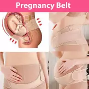 Adjustable Pregnancy Belly Band Breathable Maternity Belt Back Pelvic Support AU
