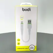 Budi USB Type A to 8 pin Fast Charging Data Cable for iPhone 14 13 12 Pro Max