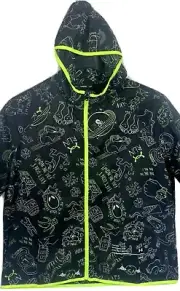 Under Armour (Women's XL) UA Run Hundred Packable Jacket 1368161 Black+Day-Glow