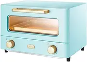 Toaster Oven Household Oven Small Multifunctional Bread Baking 12L Compact Capacity Visual Tempered Glass Door Temperature and Time Dual Control Kitchen Tools Halogen ovens/13304