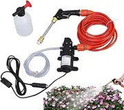 High Pressure Water – Electric Pressure Washer Kit – Irrigation Tool with Bottle and Pump for Shower Animals Garden Terrace Plants Outdoor