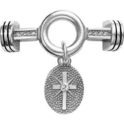 Brighton Color Clique Cord Sun Lit Ornament Silver Crystal Ornament RT $48-NWT