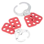 2 PCS Lock Out Tag Out Lock Hasp Safety Padlock Lockout Steel Nylon Hasp2482