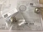 2 RF Ind Model RFU-521-ST SO-239 UHF Panel Mt. Silver, Gold, Teflon®