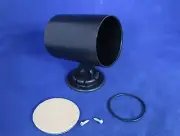 Single Gauge, Meter,Cup, Holder, Bracket 2" or 52mm Flat Black Look