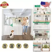 Space-Saving Extra Wide Retractable Baby Gate - Safety Approved for Kids & Pets