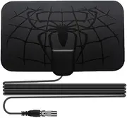 TV Antenna for Smart TV and Old TV, 360° Reception HD Antenna, Digital TV Antenna for Local Channels, Support 4k 1080P, Light-Easy Installation
