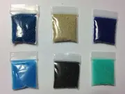 M00737-FS MOREZMORE 6 Pack 1-2 mm Assorted Glass Microbeads No Hole Micro Beads