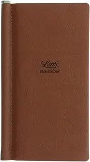 Letts Of London Origins Slim Pocket Password Book, Tan