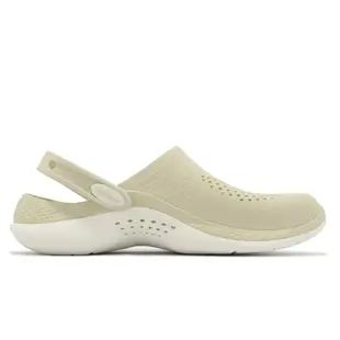 Crocs 涼拖鞋 Literide 360 Clog 骨白色 男鞋 女鞋 洞洞鞋 卡駱馳 2067082Y2