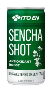 Ito En Sencha Shot, Japanese Green Tea, 6.4 Ounce (Pack of 30), Unsweetened,...