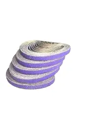 12mm Air linishing Sanding Belts CERAMIC DEERFOS BORA7 P60 330mm x 12mm x 100pc