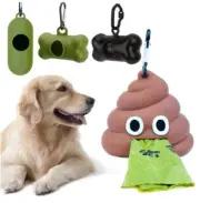 Pet Garbage Bag Dispenser for Cats and Dogs To Go Out Portable Soft Silicone Dog