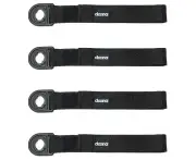 2x 2pc Doona Liki Toddler/Child Trike Portable Pedal Strap Non-Slip Black